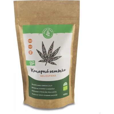 Zelená Země Zelená Země Konopné semínko neloupané BIO 150 g