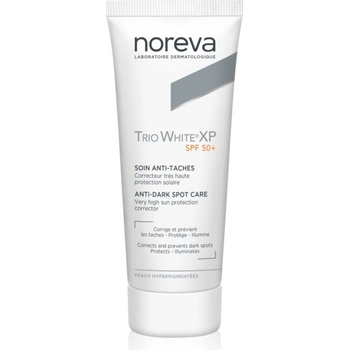 Noreva Trio White XP Anti-Dark Spot Care SPF 50+ слънцезащитен крем за лице против пигментни петна SPF 50+ 40ml