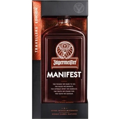 Jägermeister Manifest 38% 1 l (kartón)