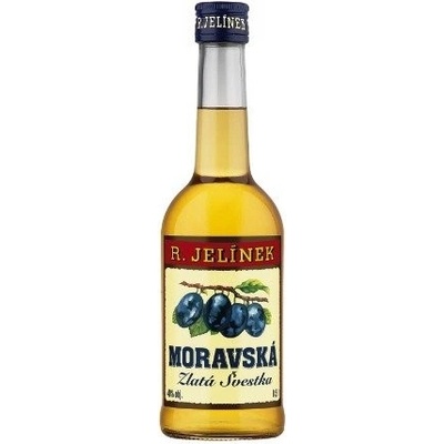 Moravská slivka zlatá 40% 0,5 l (čistá fľaša)