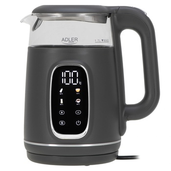 Adler Електрическа кана Adler AD 1305 G 1, 7 л 2200 W сива (AD 1305 G)