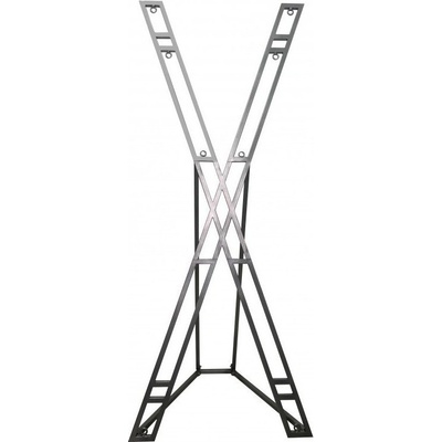 The Red Saint Andre Metal Cross With Stand