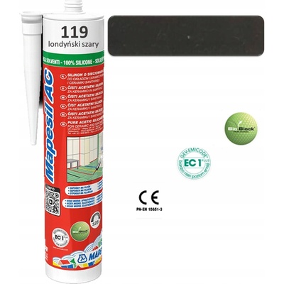 Mapesil AC 113 silikonový tmel 310 g šedá