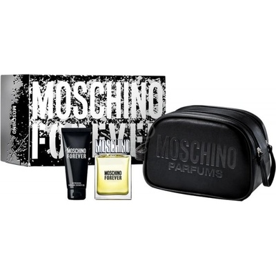 Moschino Forever EDT 100 ml + sprchový gél 100 ml + etue darčeková sada