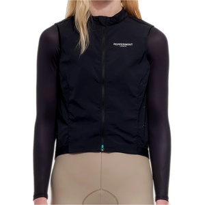 PEPPERMINT Дамски елек за колоездене PEPPERMINT Women's Signature Gilet Cycling vest - Black (154-0185-0113)