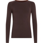 Icebreaker Дамско мериносово термобельо Icebreaker Women's Merino 260 Zoneknit Seamless L/S Crewe Merino base layer - Bittersweet - размер XS (115-2281-0611)