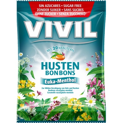 VIVIL Eukalyptus-mentol + 20 druhů bylin 80 g