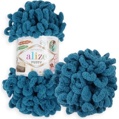 Alize Puffy 646 petrolejová modrá