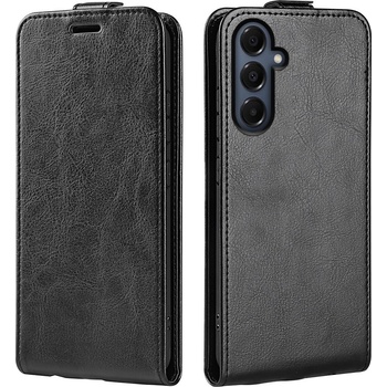 Samsung Защитен Кожен Калъф за Samsung Galaxy A17 5G / A17 4G | Вертикален Флип Дизайн с Картхолдер | Черен, Бял, Червен, Кафяв