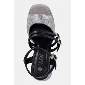 Koi Footwear сандали с дебел ток Felicity Crystal Strappy Heels