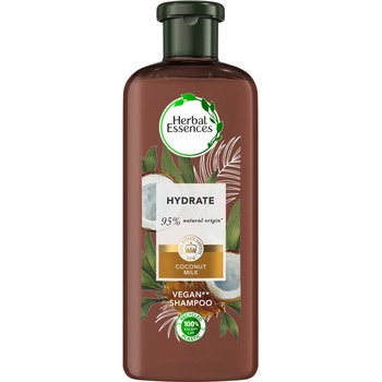 Herbal Essences 95% Natural Origin Hydrate šampón na vlasy Coco Milk 400 ml