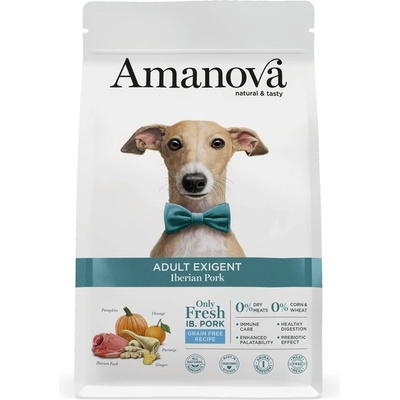 Amanova Dog Adult Exigent Iberian Pork & Pumpkin GF 10 kg