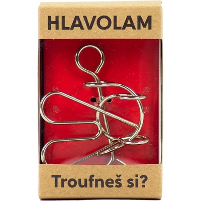 Kovový hlavolam srdce