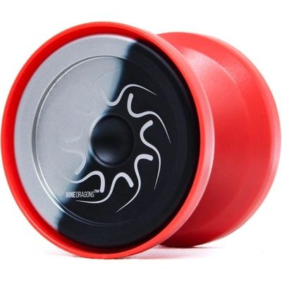 YoYoFactory Nine Dragons Kovové Yoyo Černá Stříbrná Červená