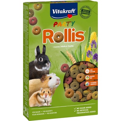 Vitakraft 500g Vitakraft Rollis Party за гризачи Хранителна добавка малки животни