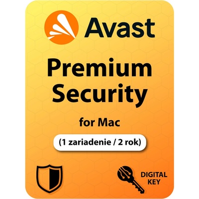 Avast Premium Security Mac 1 lic. 24 mes.