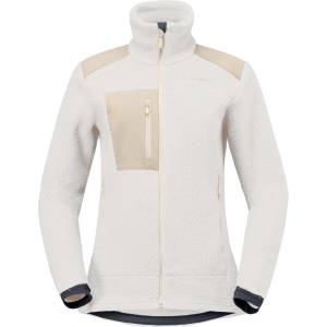 Norrøna Дамско поларено яке Norrøna Women's Trollveggen Warm3 Jacket Fleece jacket - Whisper White / Oatmeal - размер XL (105-6995-0715)