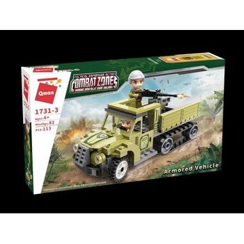 Qman Конструктор, Qman, Combat Zone, Брониран автомобил, 113 части (Q1731-3)