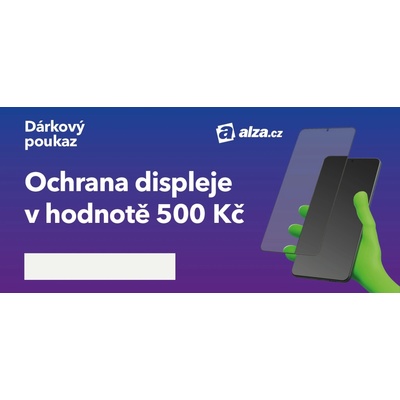 Elektronický dárkový poukaz na Ochranu displeje v hodnotě 500 Kč