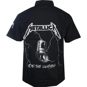 ROCK OFF мъжка риза Metallica - Ride The Lightning - черна - ROCK OFF - METSHIRT108MB