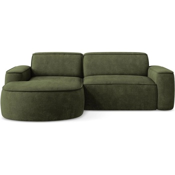 makamii Зелен шенилов ъглов диван (ляв ъгъл) Omao - Makamii (OMAO_LC_S_61_P1_C5)