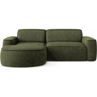 makamii Зелен шенилов ъглов диван (ляв ъгъл) Omao - Makamii (OMAO_LC_S_61_P1_C5)