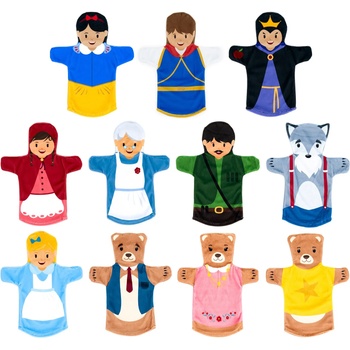 Image 1 of Achoka Комплект от 11 кукли за театър Achoka - Любими приказки (806)