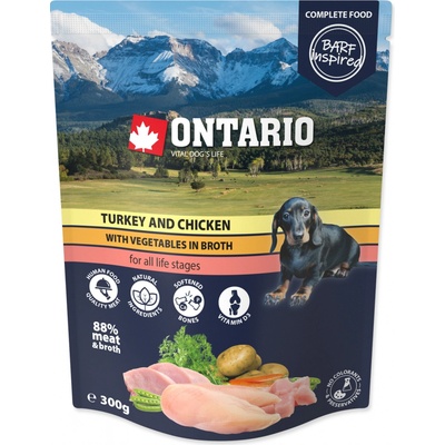 Ontario Adult Turkey and Chicken with Vegetable in Broth 300 g