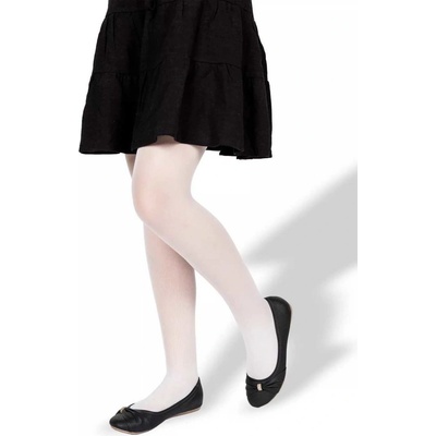 Lady b little lady tights 40 DEN punčochové kalhoty bílá