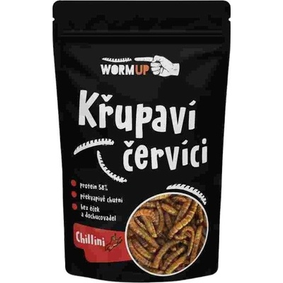 WormUP Chrumkavé červíky chilli 20 g