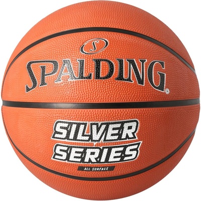Spalding Silver Basketball - Orange