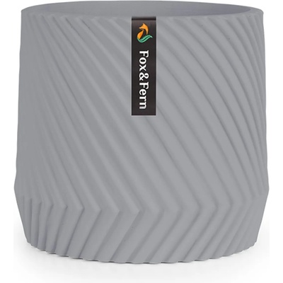 Blumfeldt Саксия, Heusden, Полистоун, подходяща за растения, ръчна изработка (PP-LINE-L-GR) (PP-LINE-L-GR)