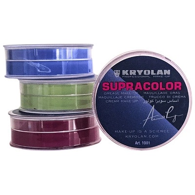 Kryolan Supracolor barva na obličej královská modrá 8 ml