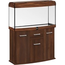 Diversa Solid LED akvarijní set vypouklý ořech 240 l