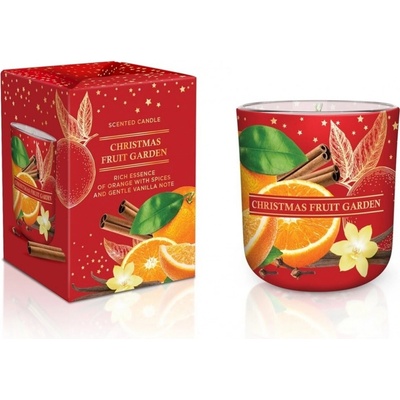 Bartek Candles Christmas Fruit Garden - Orange with Spices 150 g