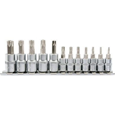 Sada bitů 1/4 , 3/8 12 ks T8-T55 torx