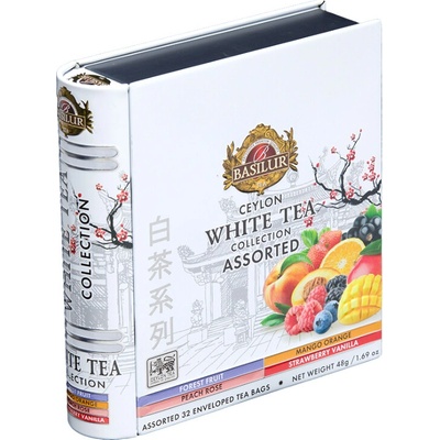 Basilur White Tea Book Assorted 32 x 1,5 g