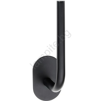 Bemeta Държач за хартия 4, 5x18 см, неръждаема стомана/черен (BD0048)