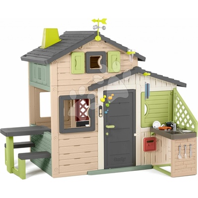 Smoby Domeček Přátel s kuchyňským posezením Friends House Evo Playhouse
