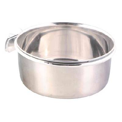 Trixie Nerezové krmítko s pevným úchytom do klietky 600ml/12cm