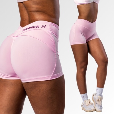 Nebbia tvarující šortky s V-shaped pasem Strong Beauty 428 pink