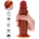 ToyJoy Силиконово дилдо с еластична "кожа" Foreskin Dong 19 см