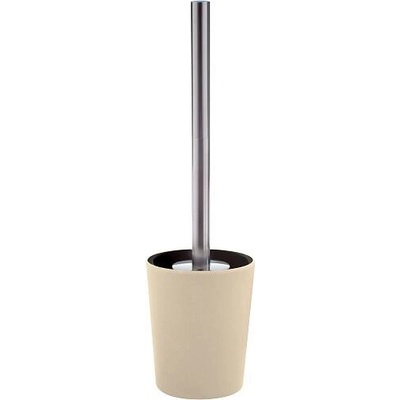 Spirella WC štětka TAKEO s béžovou nádobou z bambusových vláken 10 20665