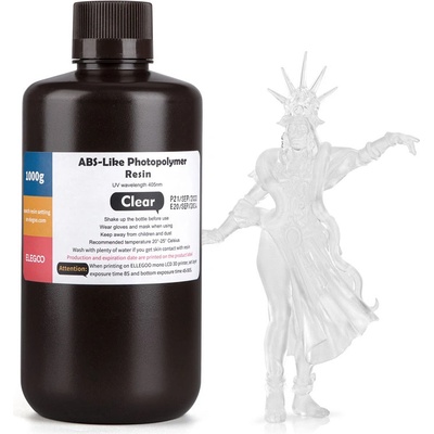 ELEGOO ABS-Like Resin Transparent 1kg – Hledejceny.cz