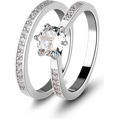 Mabell Set dámských stříbrných prstenů PRIYA CZ221MR0023 6C45