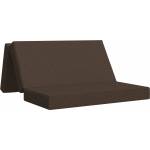 vidaXL Сгъваем диван легло 140 x 67 x 45 см Таупе (900224)