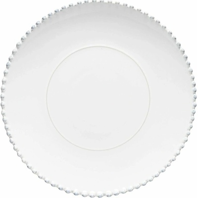 Costa Nova Biely kameninový tanier ø 34 cm Pearl