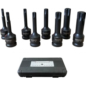 HAWEK Битове ударни 1/2" Тorx T30-T80, HAWEK HW-2050, 8 части (HW-2050)