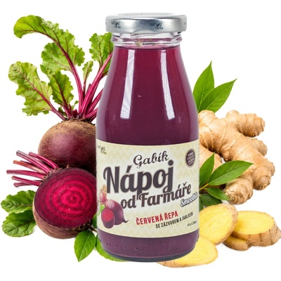 Nature Notea Gabík Červená repa so zázvorom 200 ml