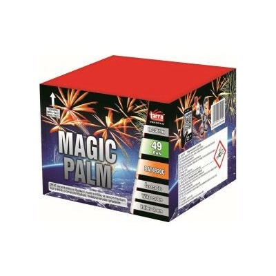 Ohňostroj Batéria výmetnic MAGIC PALM 49 RÁN 8/1